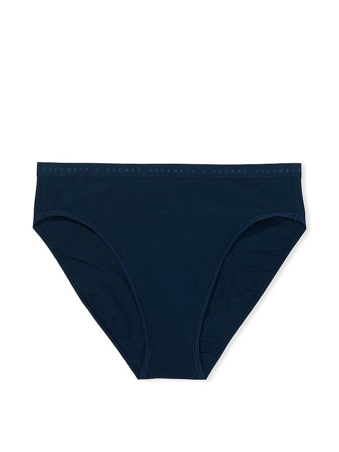 Stretch Cotton High-Leg Brief Panty image number 2