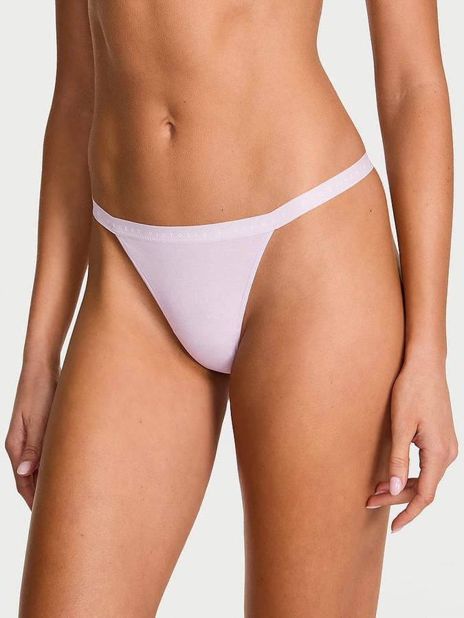 Stretch Cotton V-String Panty