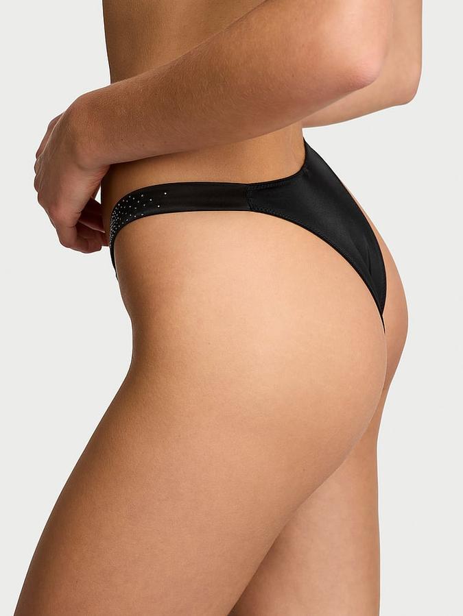 Scattered Shine Strap Brazilian Panty image number 1