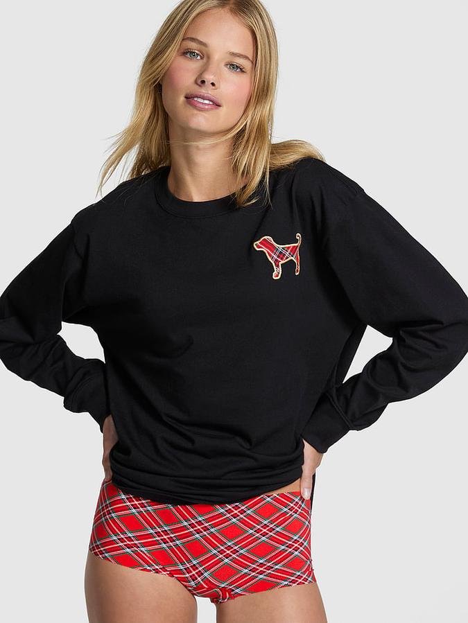 Campus Cotton Long-Sleeve Tee