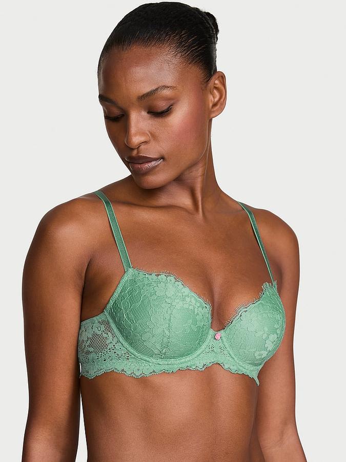 Lace Lightly Lined Classic Coverage Demi Bra