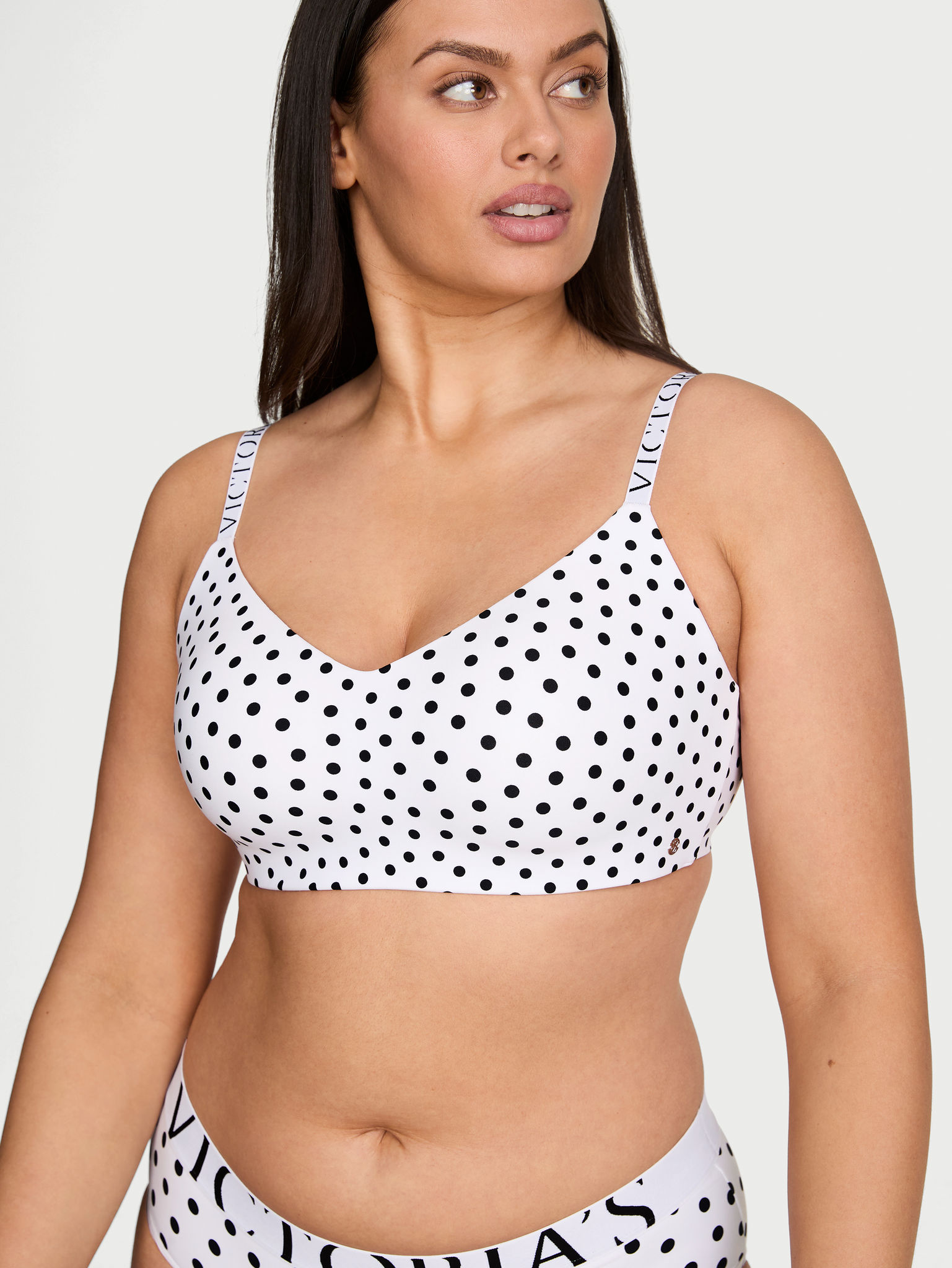 The CoolBra&trade; Lightly Lined Wireless Plunge Bralette