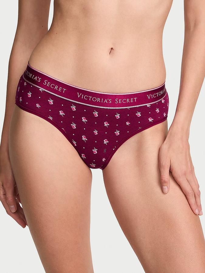 Logo Cotton Hiphugger Panty