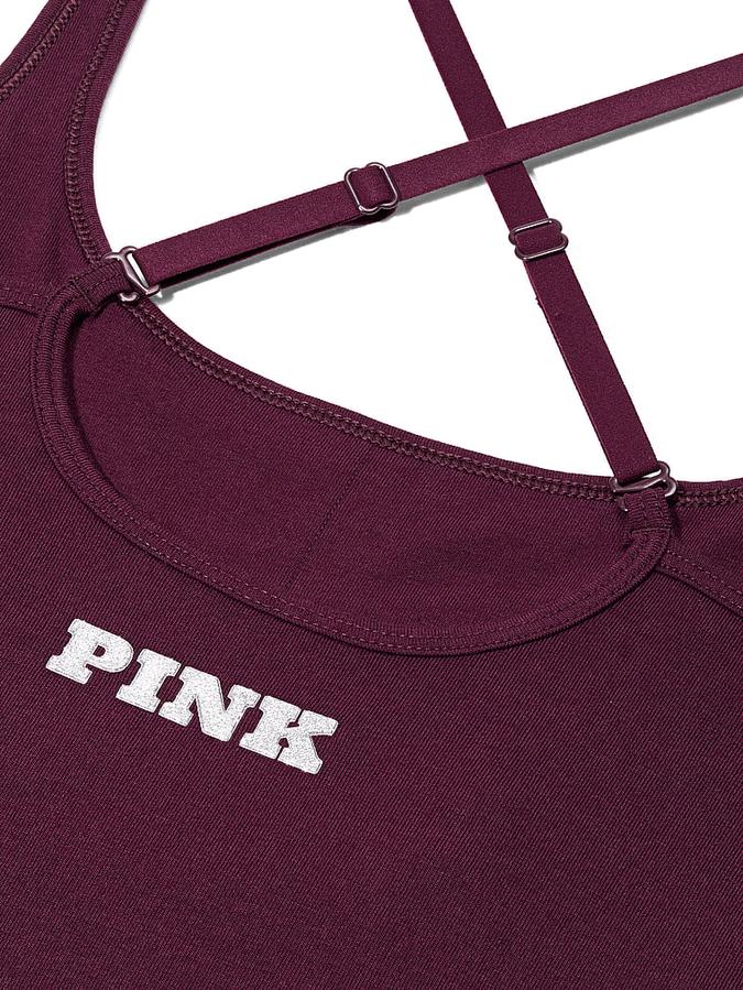 All-Day Cotton Square-Neck Bra Tank image number 3