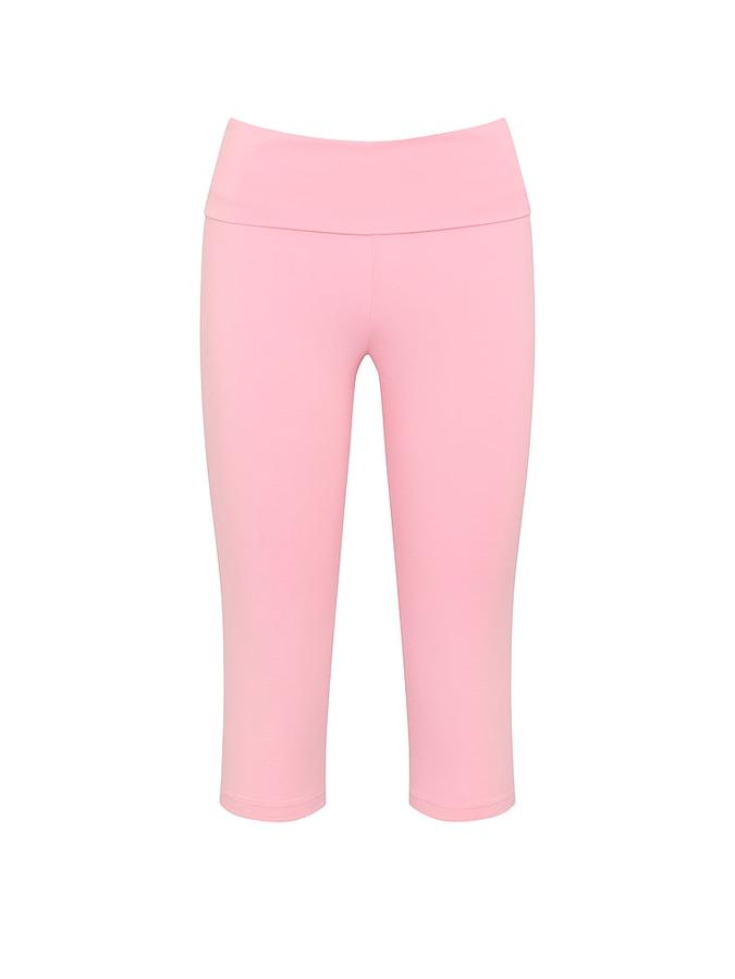 Cotton Foldover Capri Legging image number 2