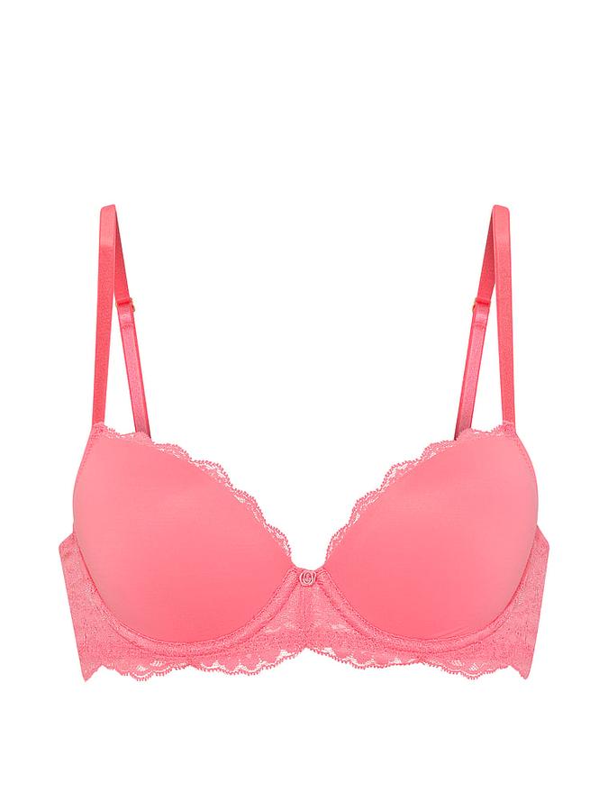 Smooth & Lace Lightly Lined Demi Bra image number 2