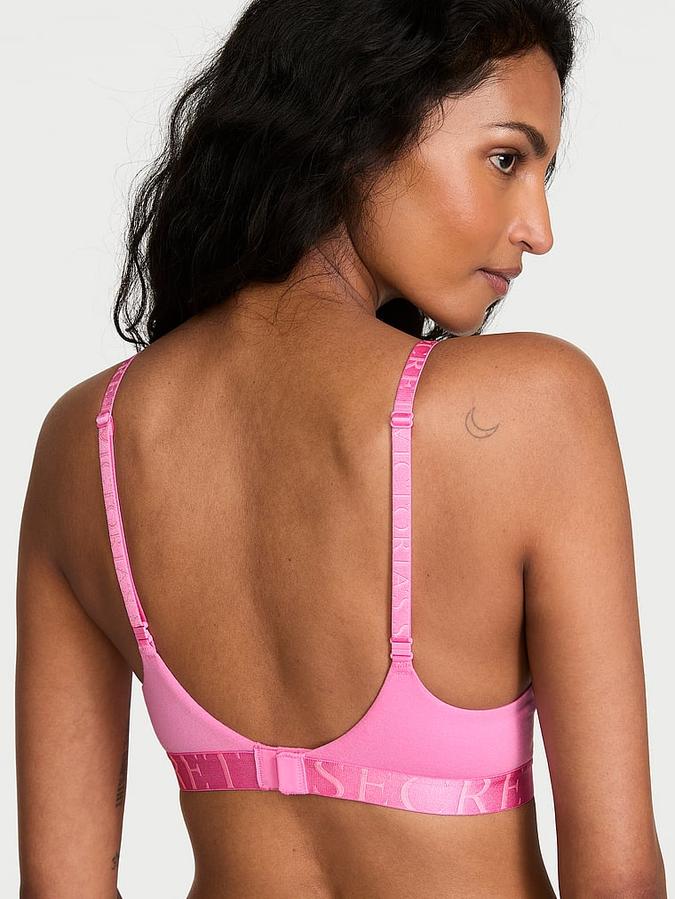 Perfect Shape Cotton Exploded Logo Push-Up Bra