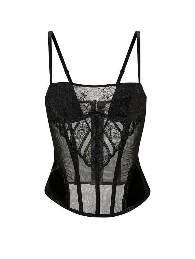 Desire Lines Embroidery Corset Top image number 2