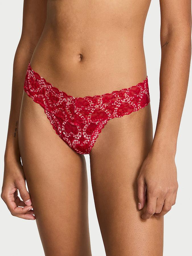 Lace Thong Panty image number 0
