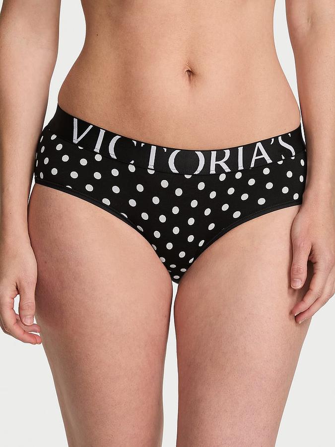 Exploded Logo Cotton Hiphugger Panty