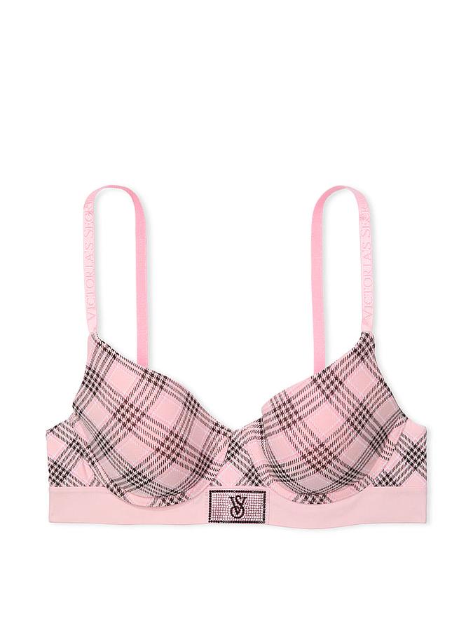 Shine Patch Lightly Lined Demi Bra image number 2
