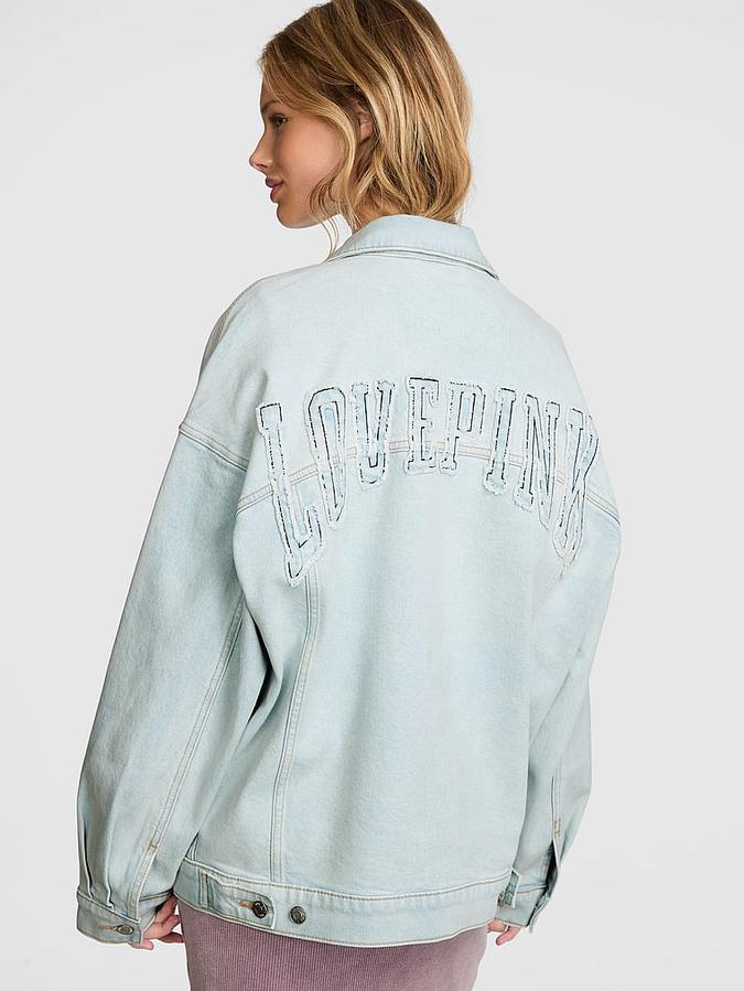 Denim by PINK Oversized Trucker Jacket