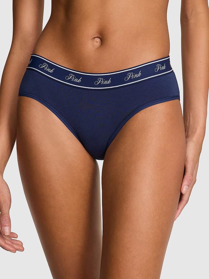 Logo Cotton Hiphugger Panty