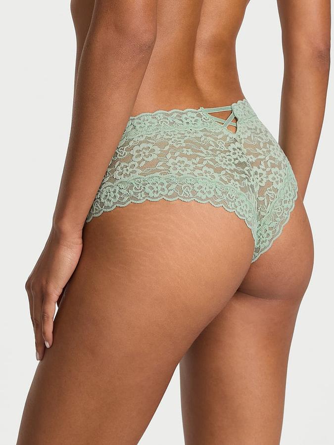 Blossom Lace Strappy-Back Cheeky Panty image number 1
