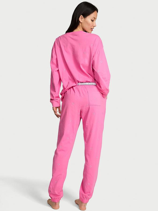 100% Cotton Shine Long Pajama Set