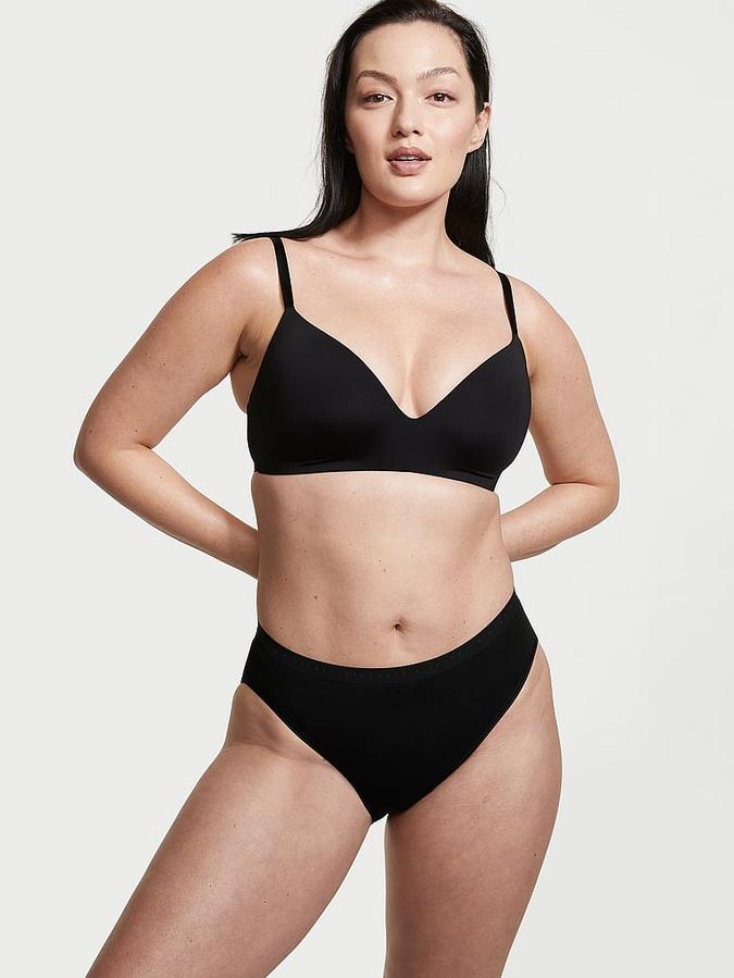 Stretch Cotton High-Leg Brief Panty image number 3
