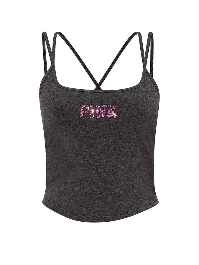 All-Day Cotton&trade; Strappy Tank Top image number 2