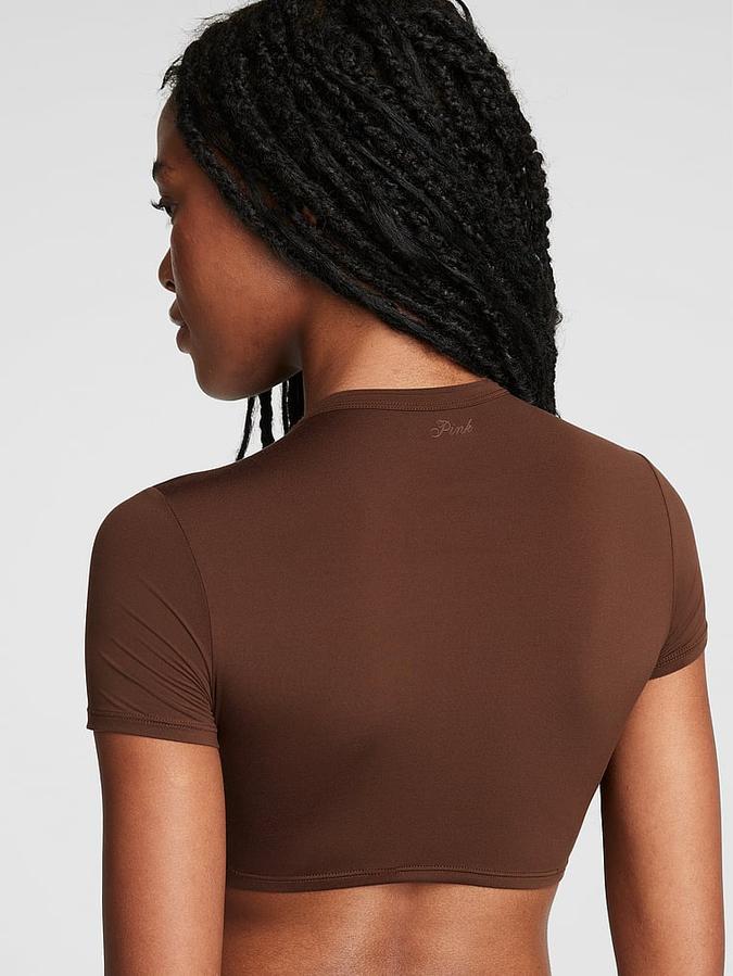 Base Stretch Crop Baby Tee image number 1