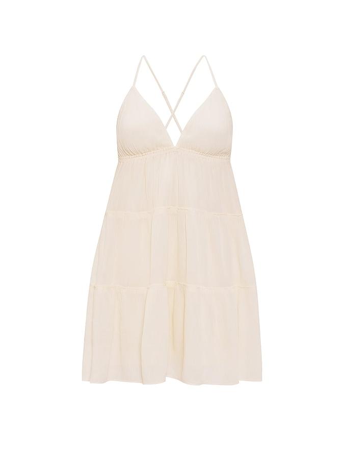 Flirt Alert Tiered Mini Dress image number 2