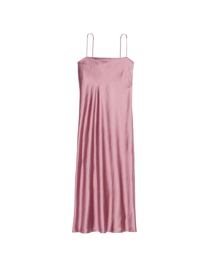 Luxe Satin Long Slip Dress image number 0