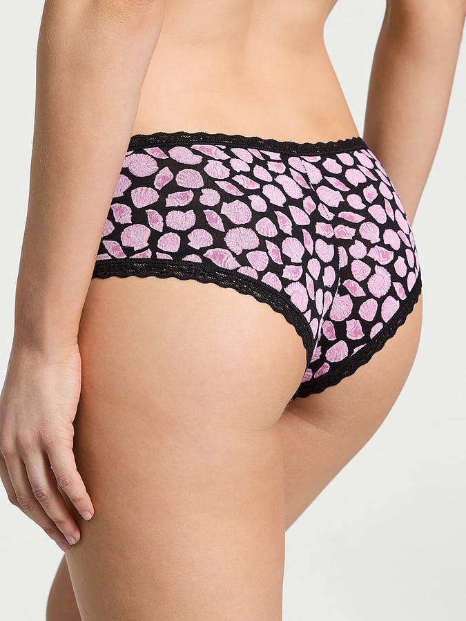 Cotton Lace-Waist Cheeky Panty image number 1