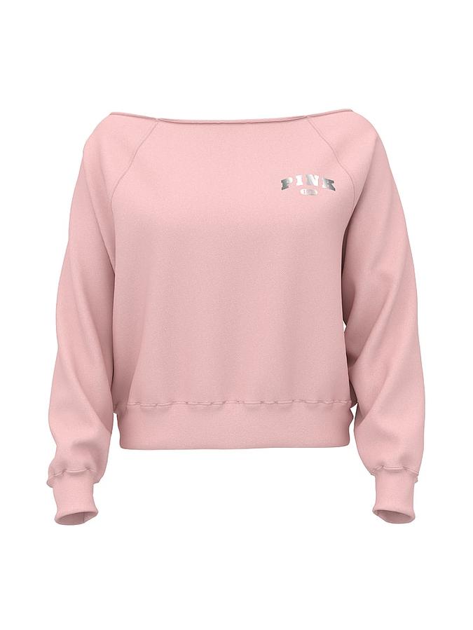 Ivy Fleece Off-The-Shoulder Sweatshirt image number 2