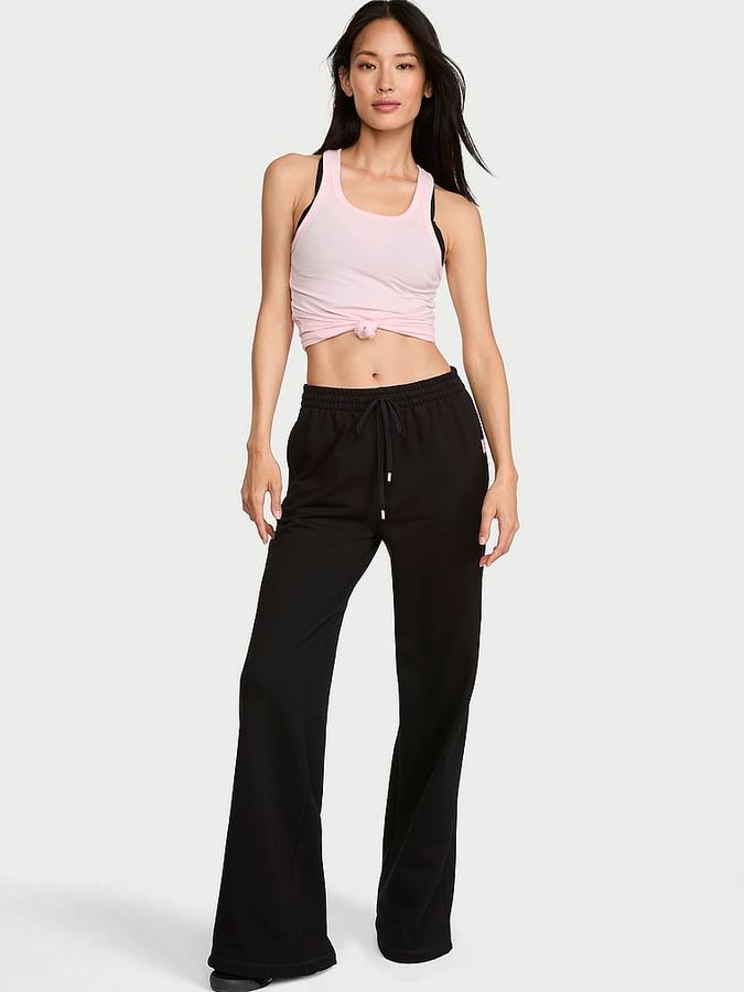Iconic Fleece Wide-Leg Sweatpant