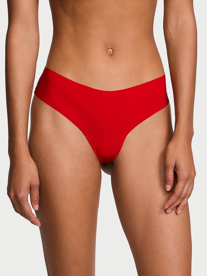 No-Show Lace-Back Thong Panty image number 0