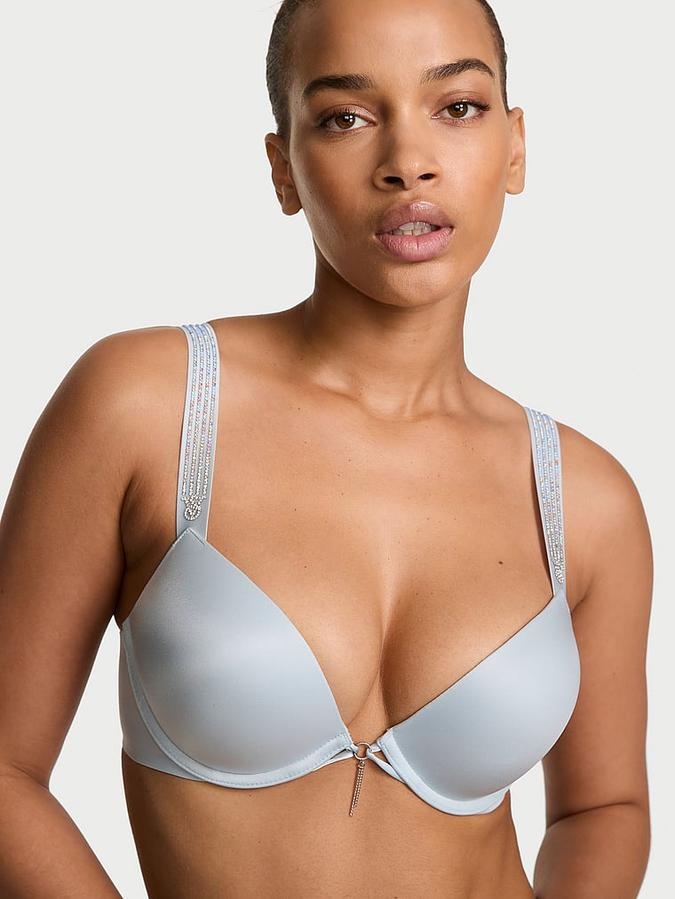 Bombshell Add-2-Cups Ombr&eacute; Stripe Shine Strap Push-Up Bra