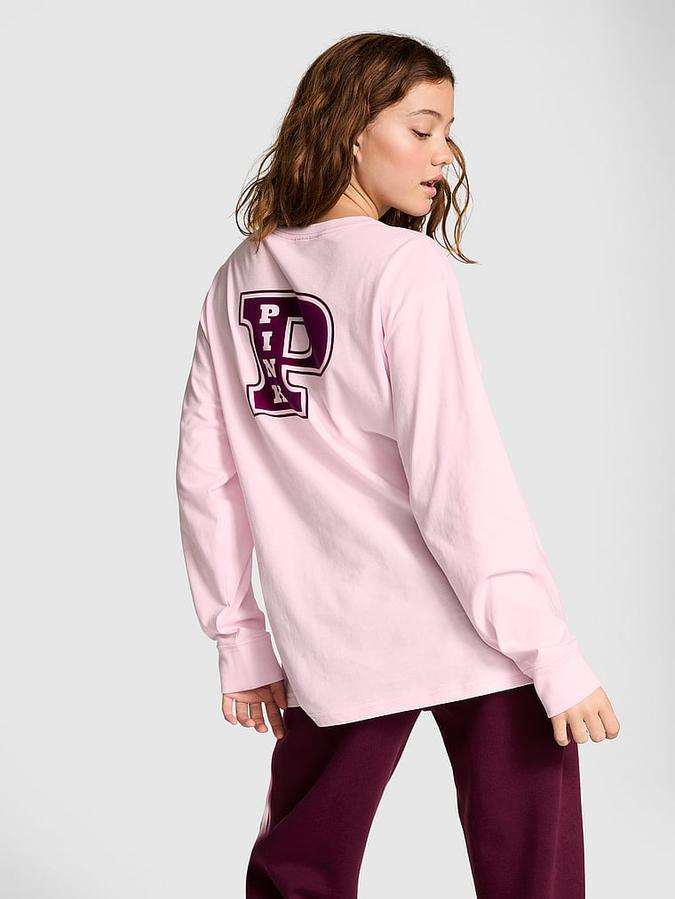 Campus Cotton Long-Sleeve Tee image number 1