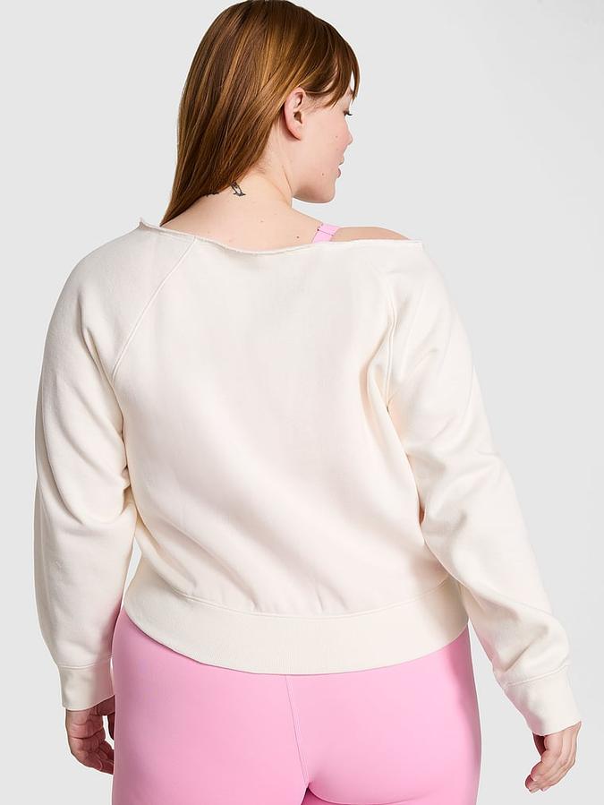 Ivy Fleece Off-The-Shoulder Sweatshirt image number 1