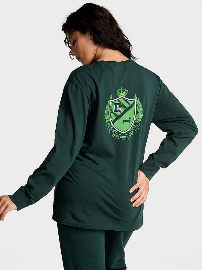Campus Cotton Long-Sleeve Tee image number 1