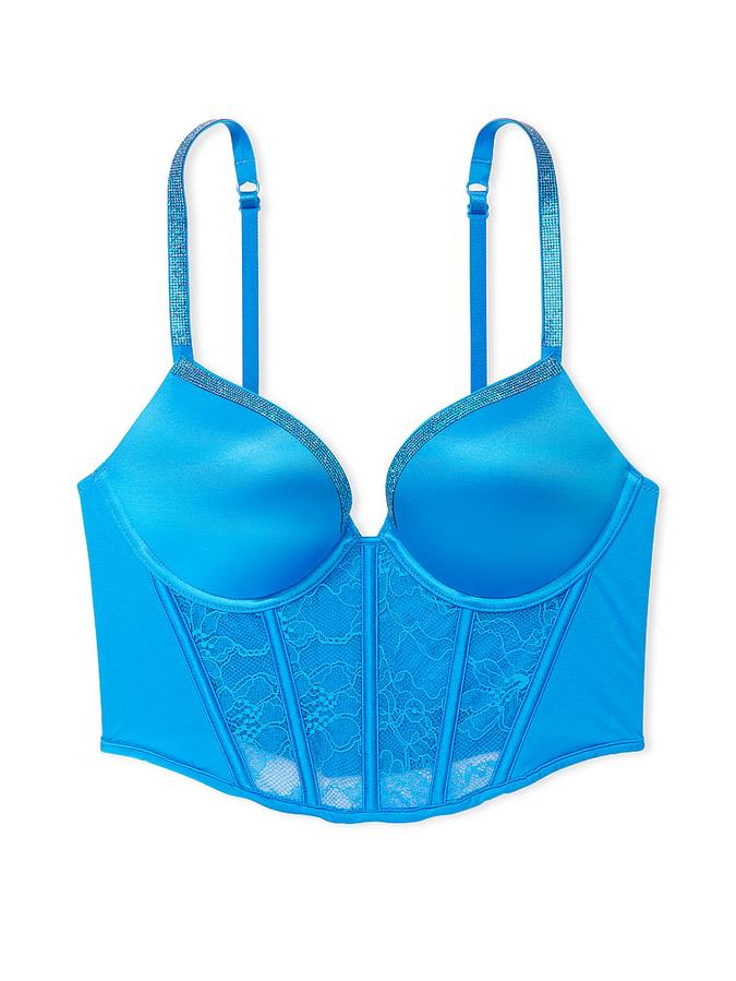 Bombshell Shine Strap Push-Up Corset Top image number 2