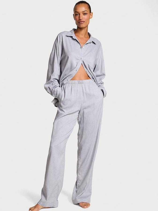 Modal-Cotton Long Pajama Set image number 0