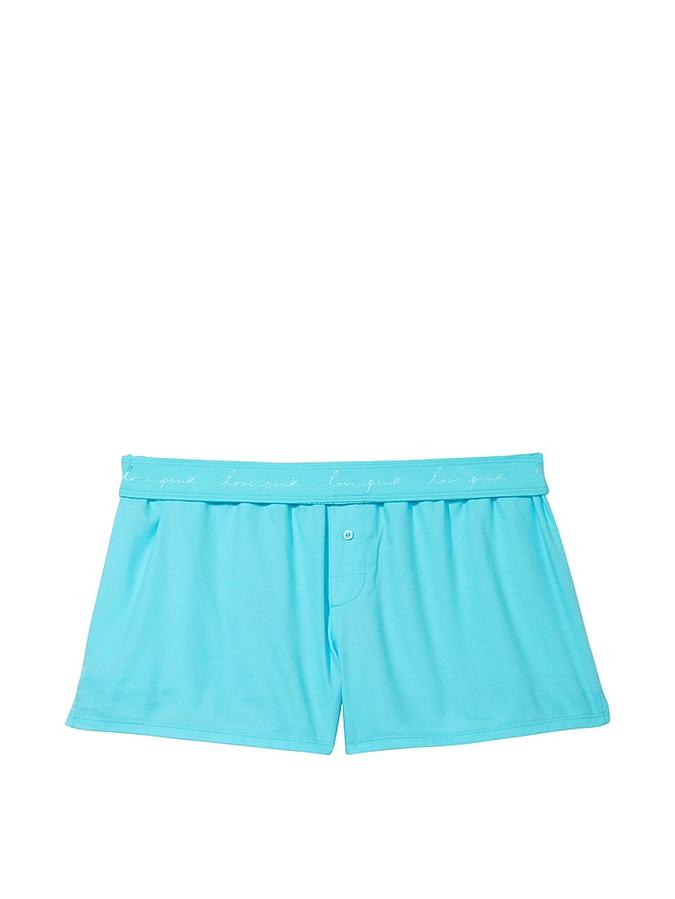 Flannel Boxy Pajama Shorts image number 2