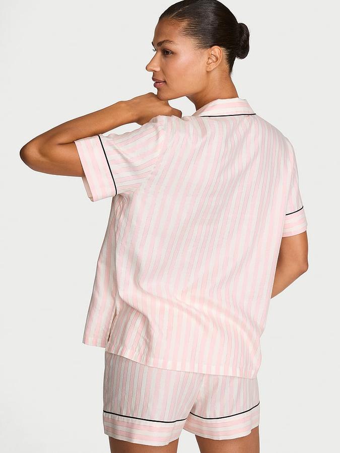 Flannel Short Pajama Set
