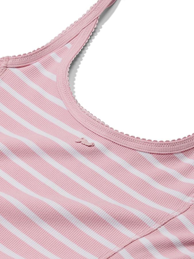 All-Day Soft Rib High-Neck Midi Dress image number 3