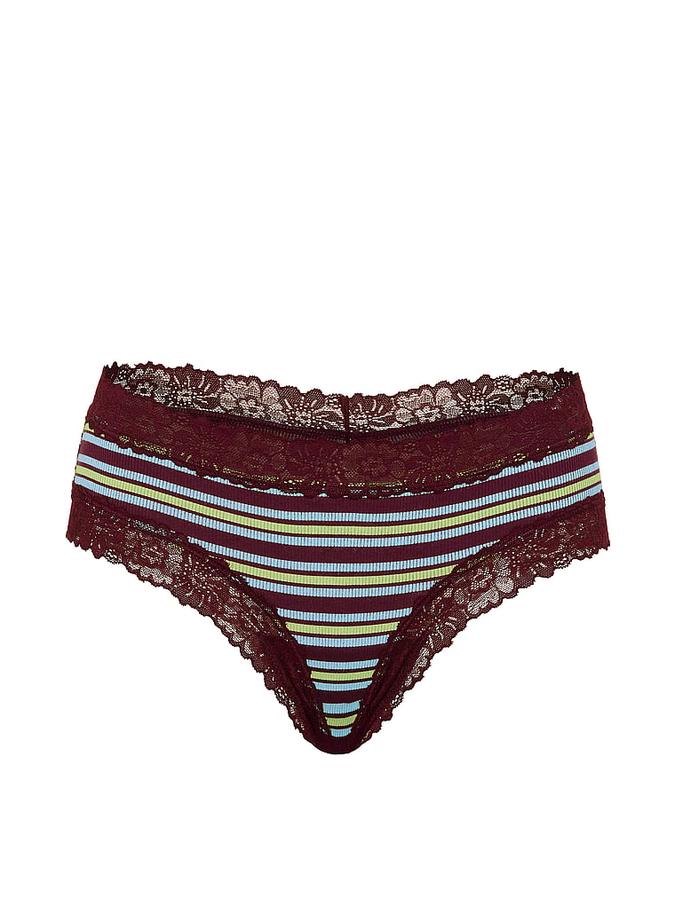 PINK Wink? Lace-Trim Cheeky Panty image number 2