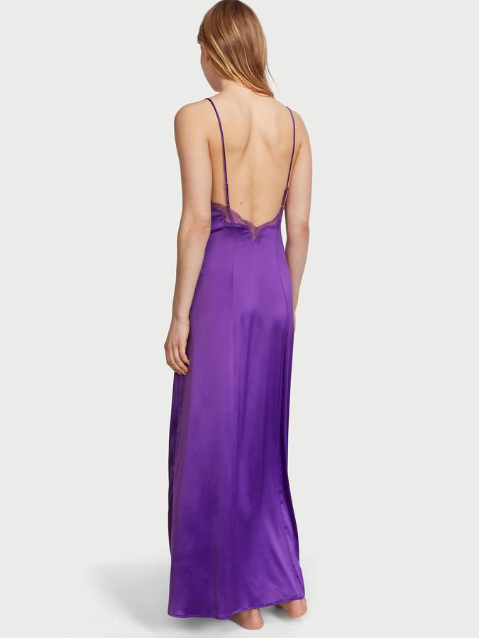 Lace-Inset Long Slip