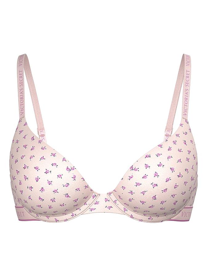 Cotton Logo Perfect Shape Push-Up Bra image number 2