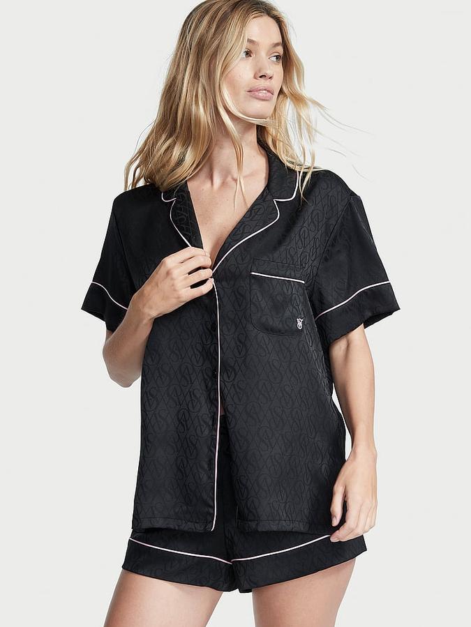 Satin Short Pajama Set image number 0
