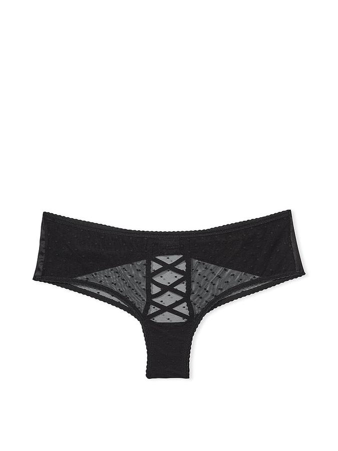 Bow-Back Open Lace-Up Cheeky Panty image number 2