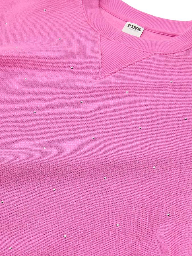 Ivy Fleece Oversized Crew Sweatshirt image number 3