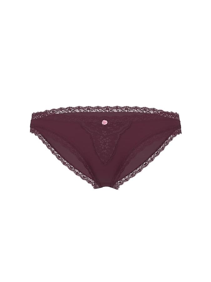 Lace-Trim Bikini Panty image number 2
