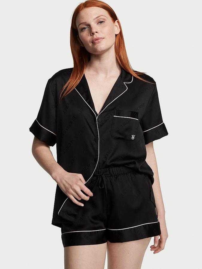 Satin Short Pajama Set image number 0