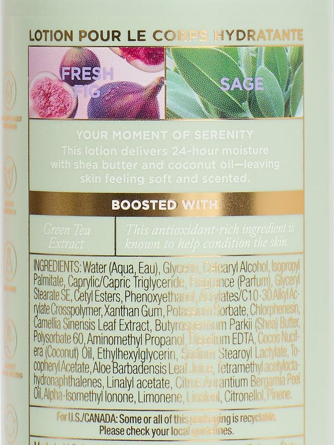 Fresh Fig Sage Natural Beauty Body Lotion