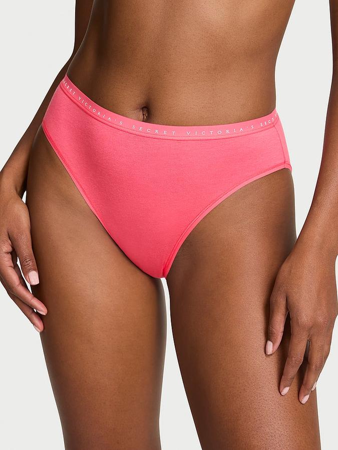 Stretch Cotton High-Leg Brief Panty