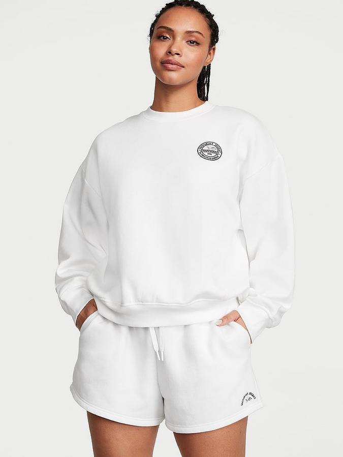 Cotton Fleece Oversized Crewneck image number 0