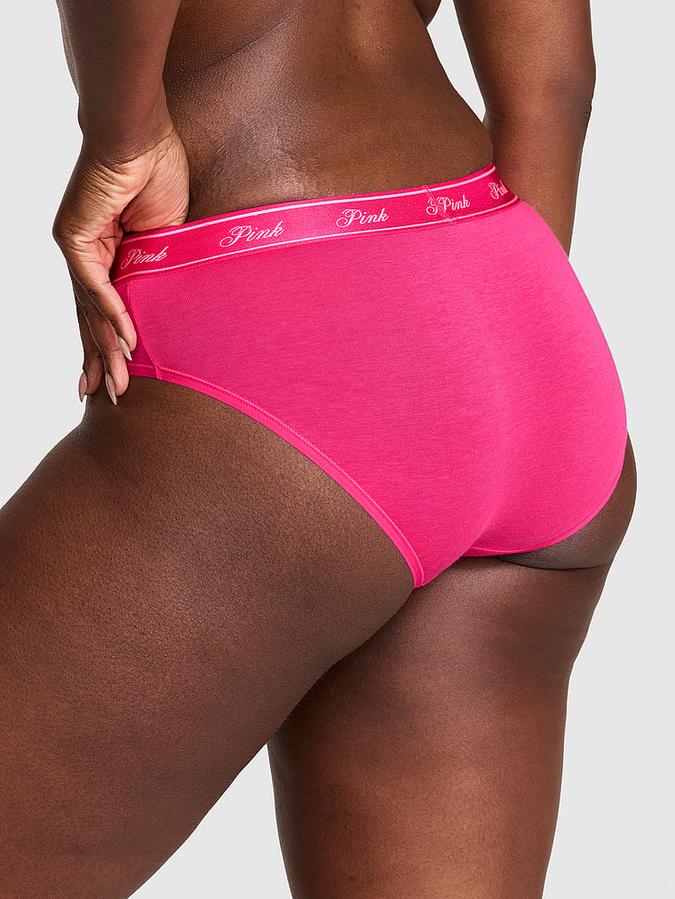 Logo Cotton Hiphugger Panty