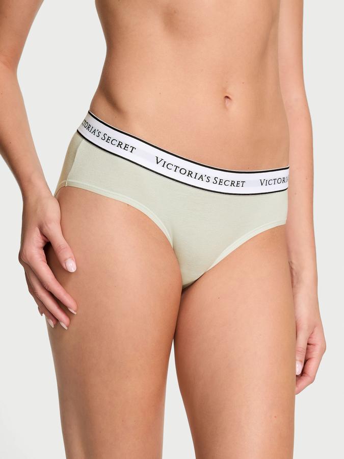 Logo Cotton Hiphugger Panty